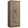 thumbnail image 3 of Home Square 2-Piece Set with 23" Storage Cabinet & Wardrobe Armoire in Salt Oak, 3 of 21