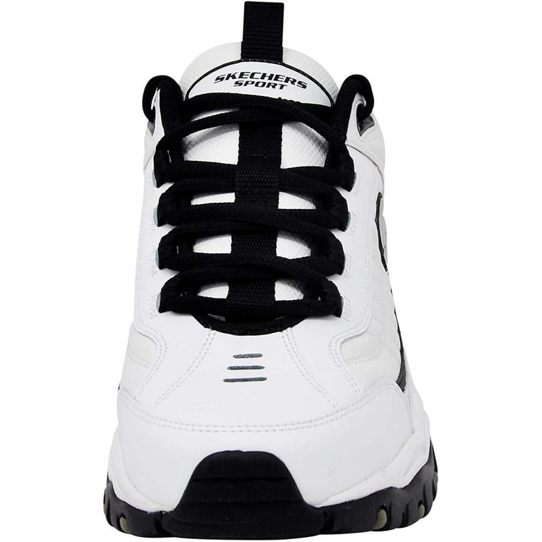 Skechers Men's Energy Afterburn Lace-Up White/Black Sneaker 13 M
