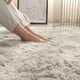 thumbnail image 4 of Alfombra ultrasuave Inerposs, color turquesa y verde, para dormitorio y sala de estar, antideslizante y peluda, ideal para habitaciones de niñas (160 x 152 cm), 4 of 6