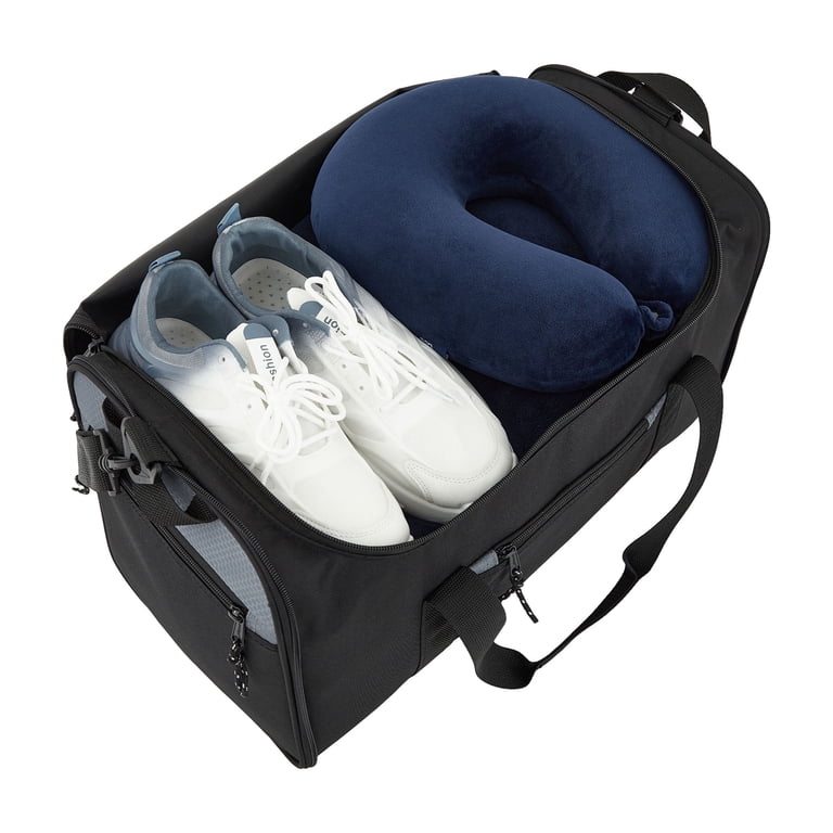 Protege 20 in Collapsible Sport Duffel Bag for Travel, Black