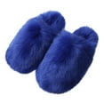 thumbnail image 4 of Bkhluea Slipper House Slippers for Women Men Plush Warm Fuzzy Slippers Flyffy Bedroom Shoes Indoor Slip On, 4 of 4