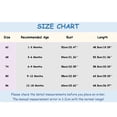 thumbnail image 4 of JAJAHO Romper Jumpsuit Soft Baby Girl Clothes Fluffy Rainbow Print Long Sleeve Ruffle Toddler Onesie Cozy One-Pieces, 4 of 9