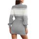 thumbnail image 4 of Ichuanyi liquidación moda mujeres sexy plegamiento casual vestido sólido hombro hombro vestido de manga corta ICHUANYI WER2023082206524, 4 of 9