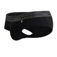thumbnail image 2 of Xtremen Fashion Underwear 41315 Cotton Blend Briefs Color Black Size L, 2 of 5