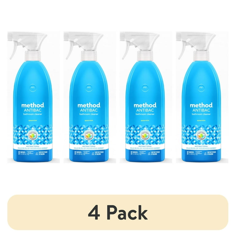Method Antibacterial Bathroom Cleaner Spearmint 4-Pack photo 1