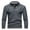 Dark Gray, variant on Men's 1/4 Zip Sweater Pullover Long Sleeve Stand Collar Soft Knitted Tops Regular Fit Casual Golf Sweatshirts (XL, Wine A)