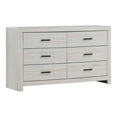 thumbnail image 7 of Pemberly Row 5-piece Queen Panel Wood Bedroom Set in Coastal White, 7 of 7