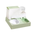 thumbnail image 2 of oshhnii 2 in 1 Automatic Cat Feeder Pet Feeder Cat Water Dispenser and Food Bowl Set for Fruit Green, 2 of 9