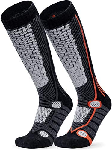 Padded Protected Winter Warm Thermal Ski Snowboard Socks for Men and Women 