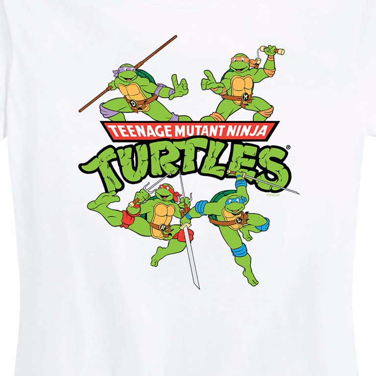 Teenage Mutant Ninja Turtles T Shirt Adult Large Nickelodeon Green Gray