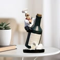 thumbnail image 3 of Resin Chef Statue Figurine Kitchen Decor Miniature Ornaments Chef Collectible Gift restaurant house kitchen Cook Cafe Bar shop decorationation - Sit On Bottle, 3 of 6