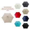 thumbnail image 5 of FLAME&SHADE 9 ft Outdoor Market Patio Table Umbrella with Tilt, Beige, 5 of 7