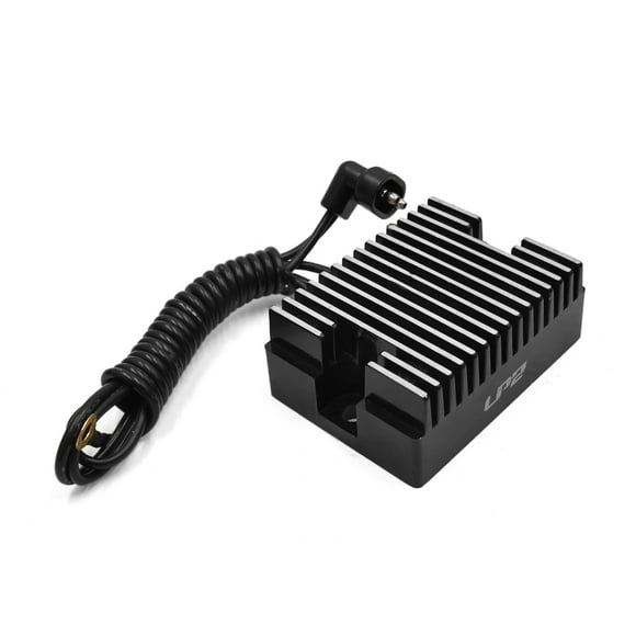 Unique Bargains Black Metal Motorcycle Voltage Regulator Rectifier for Harley Davidson