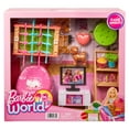 thumbnail image 6 of Barbie World Game Room Set with 19 Dollhouse Accessories, Furniture & Pets [Walmart Exclusive], 6 of 7