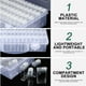 thumbnail image 2 of Diamond Drawing Beads Box for Storage 1Set Transparent Plastic Organizer Case, 2 of 3