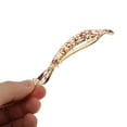 thumbnail image 5 of Unique Bargains 1 Pc Fashion Simple Twist Hair Clips Hairdo Clip Light Brown, 5 of 5