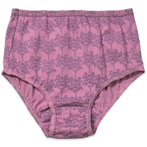 Valair Women's Full Cut Soft Cotton Brief Panty - Pack of 3
