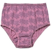 Valair Women's Full Cut Soft Cotton Brief Panty - Pack of 3 - Various Colors