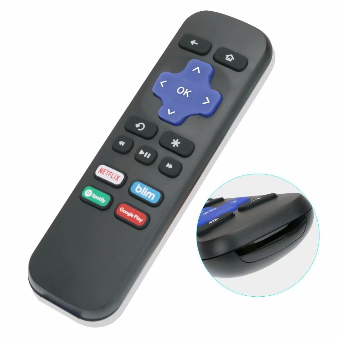 Hu Rcrmx 18 Replacement Remote Control For Hisense Roku Lcd Tv S Netflix Blim Spotify Google Play Walmart Com