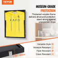 thumbnail image 2 of Vevor QYZSKJZX233356UORV0 23.3 x 31.2 x 1.5 in. Large Lockable Sport Jersey Shadow Box with UV Protection PC Glass & Hangers, 2 of 16