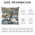 thumbnail image 6 of Acheng Lumbar Pillow Case Asian Scenic Blue and Green Cushion Cases Chinoiserie Pagoda Pillow Case Retro Throw Pillow Covers Farmhouse Decorative for Home Sofa Couch Decoration,2 Pcs White, 6 of 6