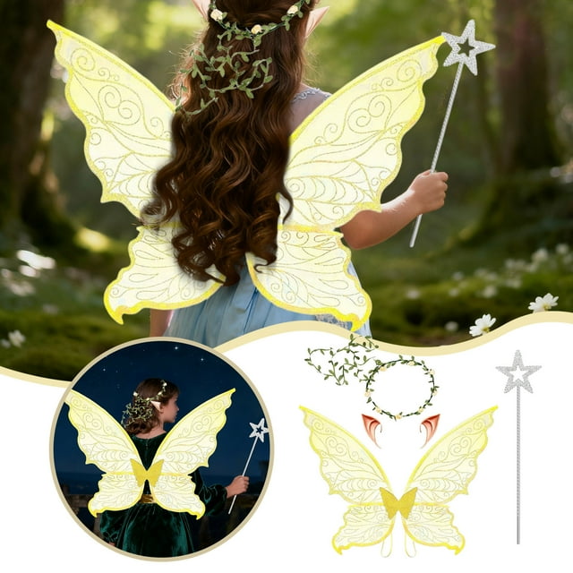 With Ears Star Wand Complete Fairy For Adults Roleplay Events Photography Made From Fabric For Indoor Outdoor Use