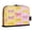 Yellow and Pink Bows, variant on Standing Pencil Case with Base Large Capacity Stationery Pouch Pen Bag with Zipper for Women Men Red and Blue Stripe Bows