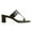 Black, variant on XYD Women T-Strap Open Square Toe Mule Sandals Slip on Low Block Heels Comfortable Casual Dress Summer Slides Size 7 Brown