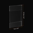 thumbnail image 2 of Uxcell 2.76"x4.2" Wall Mount Acrylic Sign Holder, Vertical Display Frame with Tape Adhesive for Office, Clear 6Pcs, 2 of 6