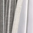 thumbnail image 6 of DriftAway Chris Vertical Striped Pattern Linen Textured Blackout Window Curtain Valance Grey 52" width x 18 " length, 6 of 6