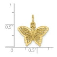 thumbnail image 3 of 10k BUTTERFLY CHARM in 10k Yellow Gold, 3 of 3