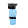 thumbnail image 1 of Botella de agua para perros, tipo deportivo, exprimible, portátil, para cachorros y gatos, para viajes al aire libre, bebedero, dispensador de agua (azul), 1 of 2