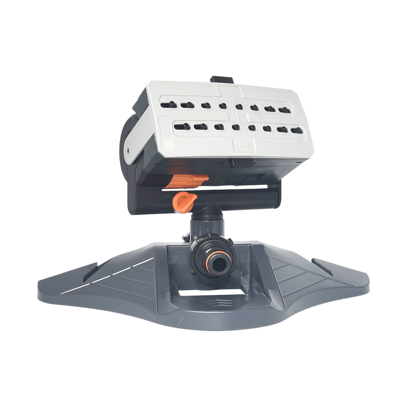 YardVibe Upgraded Adjustable Range Sprinkler for Watering Lawns Yards And Gardens, 16 Mini Turbine Oscillating Sprinklers, Covering A Wide Area, Can Be Connected To Heavy Triangular Brackets
