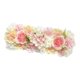 thumbnail image 2 of Panel de flores artificiales para centros de mesa para de mesa de comedor de boda Rosa champán Macarena Fila de flores de boda, 2 of 8