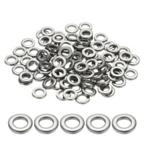 M5 Flat Washer for Screw, 120Pcs 304 Stainless Steel Washers 5MM ID x 10MM OD x 2MM Thick(Silver Tone)