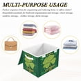 thumbnail image 6 of Iauyy Large Storage Box with Lid - Foldable Home Storage Bins for Clothes Toy Holiday Decor, The Joy Of The Festival (42*32*30cm), 6 of 6