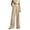 Beige, variant on Palazzo Pants for Women Business Casual High Waisted Pleated Wide Leg Dress Pants Baggy Work Trousers with Pockets(Sky Blue,Medium)