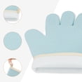 thumbnail image 6 of Unique Bargains 2pcs Silicone Heat-Resistant and Waterproof Oven Mitts Blue 10.8" x 8.1", 6 of 7