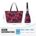 thumbnail image 4 of Xecao Skull for versatile beach bag for women includes zipper pockets and waterproof material, ideal for vacations and adventures., 4 of 7