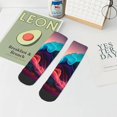 thumbnail image 7 of Naloa Colorful Surreal Landscape Ankle Socks for Women Non Slip Socks No Show Socks Classic Low Cut Casual Socks Casual Socks, 7 of 7