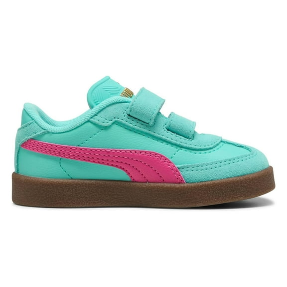 Toddler's Puma Club II Era V Aquatic-Puma Pink-Puma Gold (402308 04) - 4