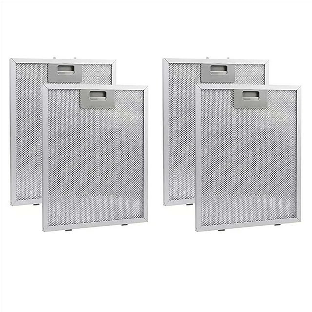 4 Piezas Filtros de Campana Extractora Filtro de Ventilación Extractor de Metálica 320X260 mm Campanas de Cocina Filtro de Aceite Grasa para Campana Extractora