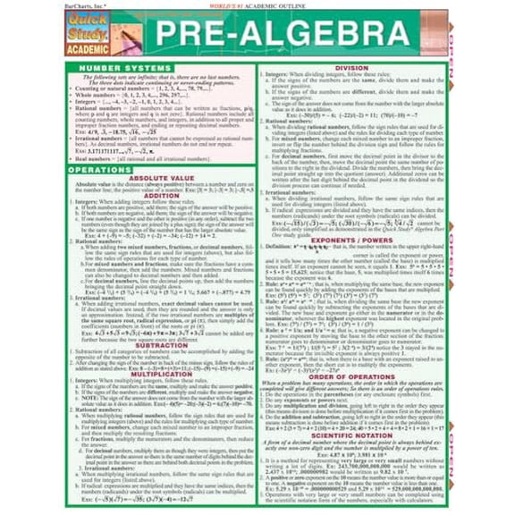 Pre-Owned Pre-Algebra (Unknown) 1572227265 9781572227262
