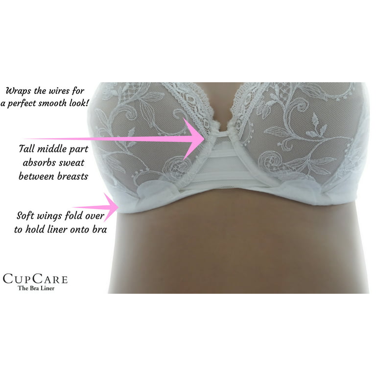 CupCare The Ultimate Disposable Bra Liner Breast Sweat Pads for Women (20)