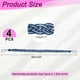 thumbnail image 2 of Uxcell 4 Pcs Sujetadores de Cortina, 56cm/22 Sujetadores de Cortina Trenzados, Elegante Cuerda para Cortinas, Azul Oscuro, 2 of 7
