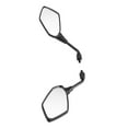 thumbnail image 6 of 1 Pair Motorcycle Mirrors Universal Rear View Side Mirror for Motorcycle, Motorbike, Black, 6 of 8