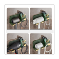 thumbnail image 4 of Hair Dryer Holder -Adhesive Storage Rack Punch-Free Bathroom Supplies Shelf Organizer, 4 of 8