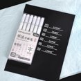 thumbnail image 1 of 6 Pcs/set Large-capacity Stackable Calligraphy Hand-painted Watercolor Pens Creative DIY Student Supplies Stationery, 1 of 7
