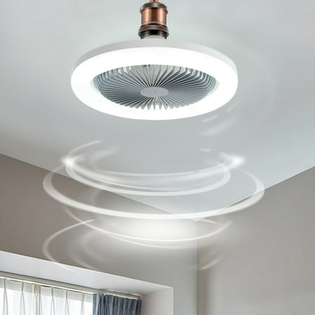 

NGTEVOOS Clearance Ceiling Fan with Lights Enclosed Low Profile Fan Light Ceiling Light with Fan