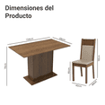 thumbnail image 3 of Juego de Comedor con Mesa y 4 Sillas Madesa Sheila MC, 3 of 5